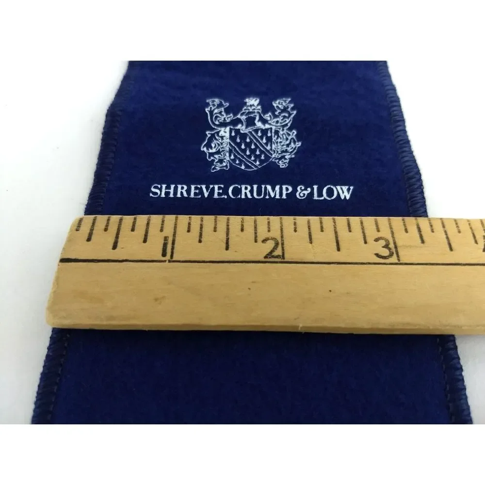 SHREVE CRUMP & LOW Sterling Silver Anti Tarnish Storage Flap Bags 11x3 3x3 Lot/3